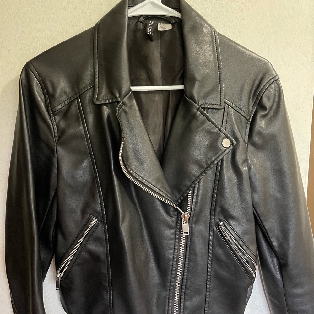 Black leather Jacket